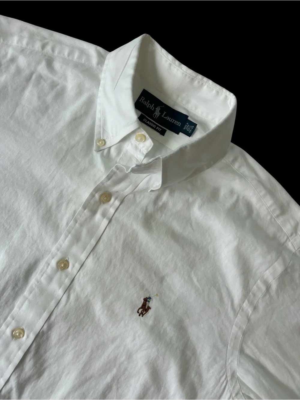 Polo by Ralph Lauren White Long-Sleeve Button-Down Shirt